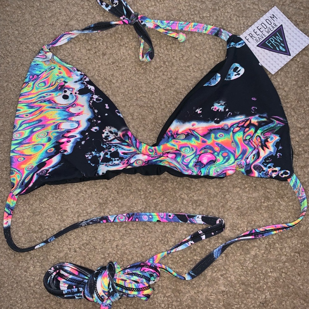 FRW ACID SKY BRALETTE NWT